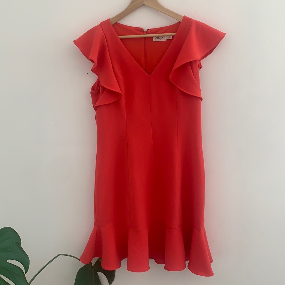 Eliza J dress Sz. 12 - color- hot peach